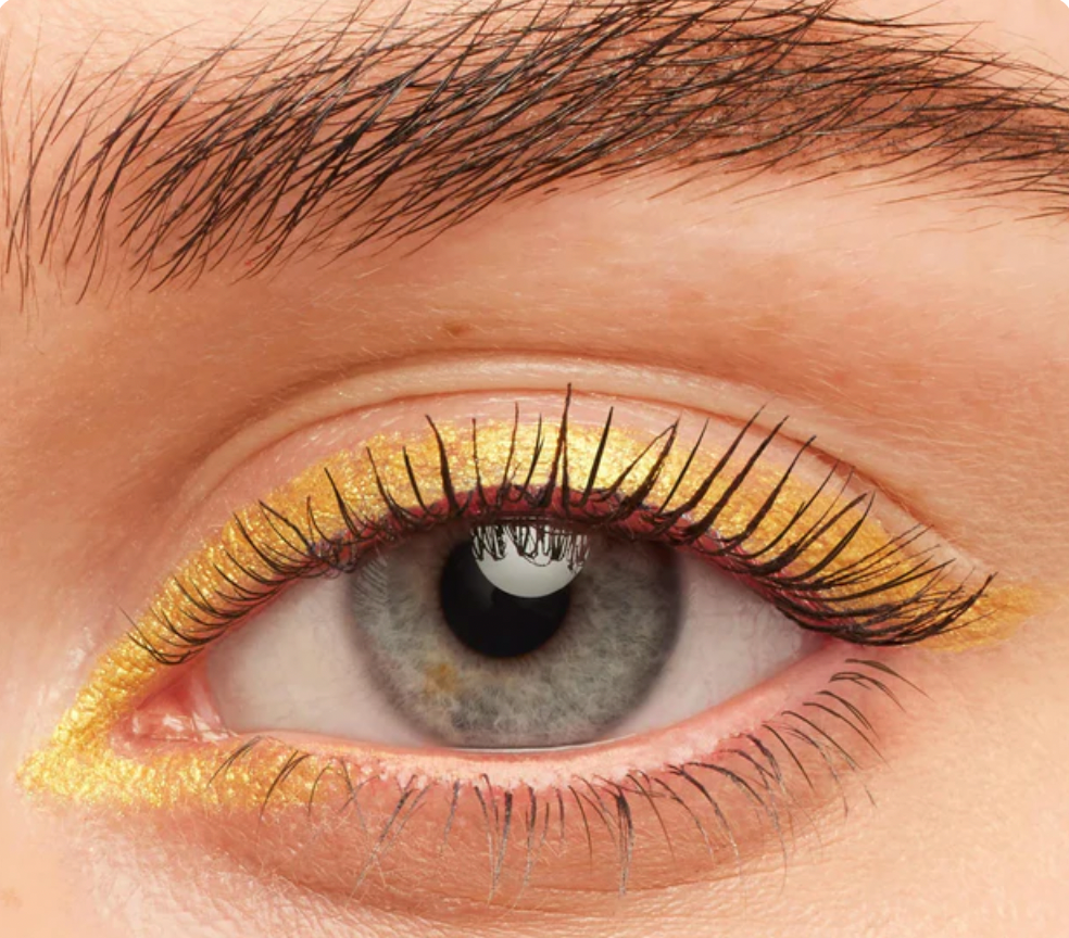 Gel Colored Eyeliner (Yellow Sparkls)